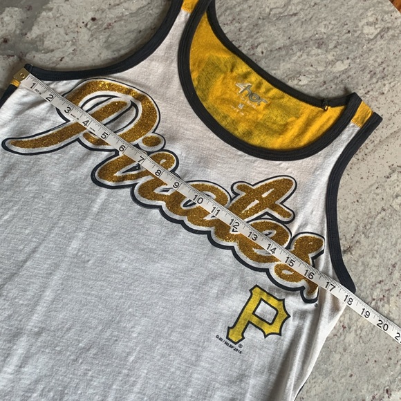 Pittsburgh Pirates Sparkly Designed Tank Top - Picture 8 of 8